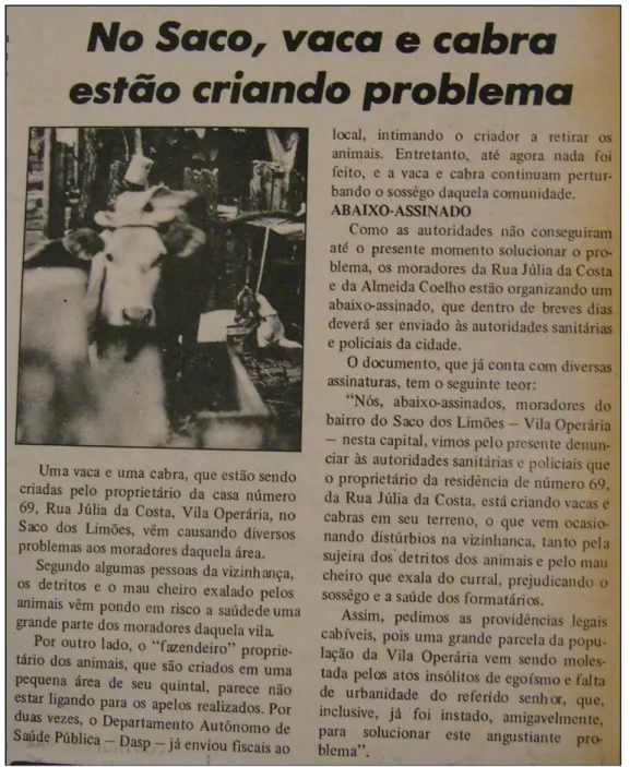 Figura 8 – Jornal &#34;O Estado&#34; 25 de jan. de 1973, p.03. Foto: Daniel Lunardelli