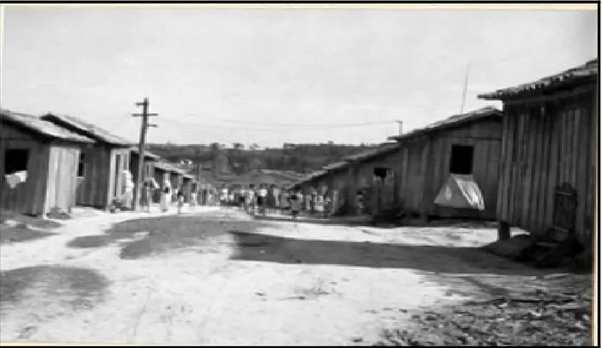 Figura 05: Vista parcial da vila operária Próspera – Criciúma/SC (década de 1950). 