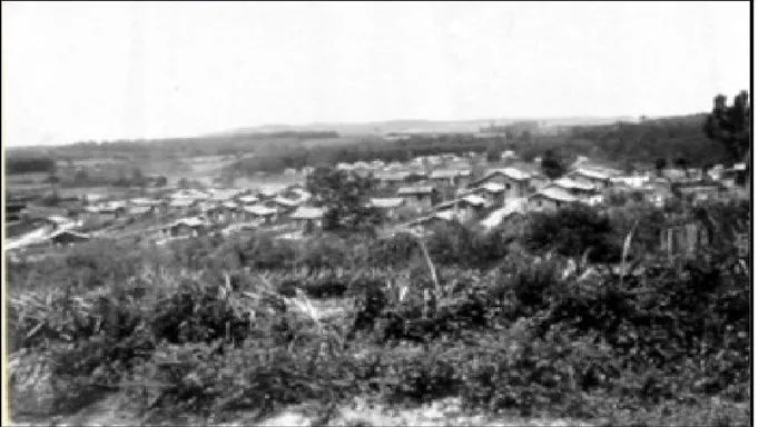 Figura 06: Vista parcial da vila operária Próspera – Criciúma/SC (década de 1950). 