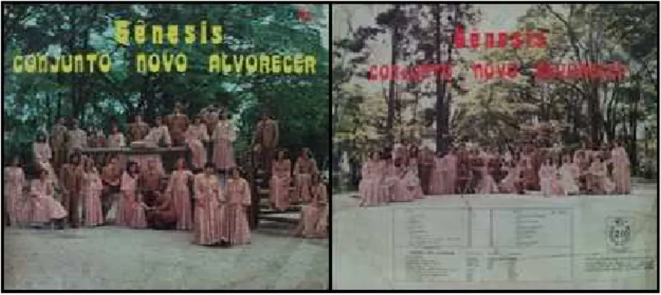 Figura 15: Capa e contracapa LP Êxodo, 1980.  