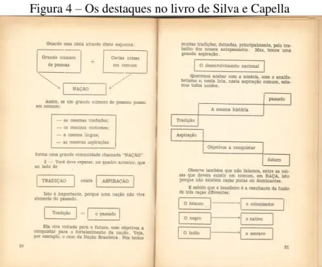Figura 4 – Os destaques no livro de Silva e Capella 