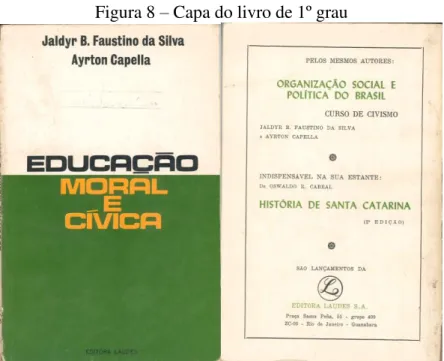 Figura 8 – Capa do livro de 1º grau 