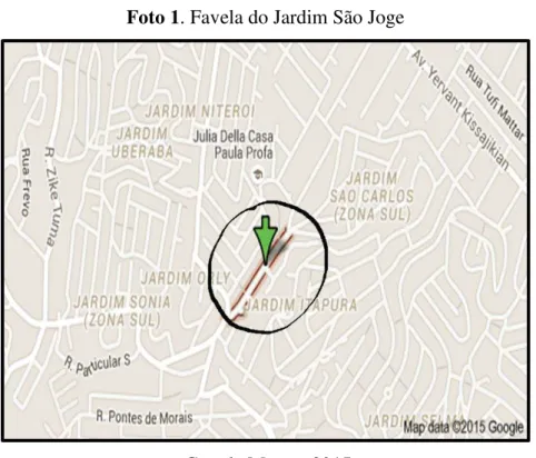 Foto 1. Favela do Jardim São Joge  
