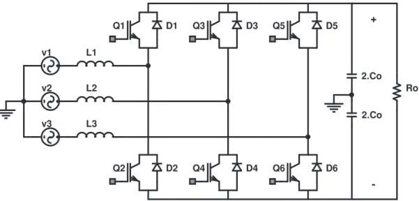 Figura 1-11 – Circuito de Potência do Conversor Com Conexão ao Neutro