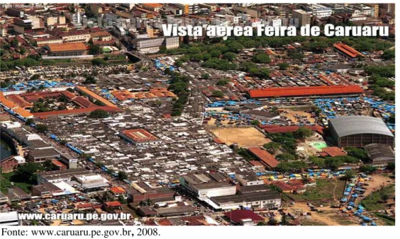 Foto 5 – Vista aérea da Feira de Caruaru. 