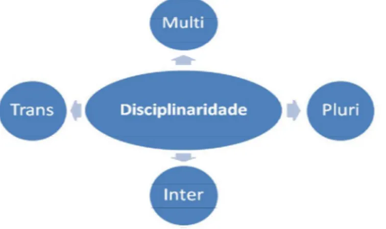 Figura 1: Diferenças terminológicas de interação entre as disciplinas. 