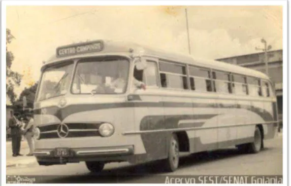 Figura 9: 1º Veículo de Transporte de Goiânia  –  ônibus da Araguarina. 