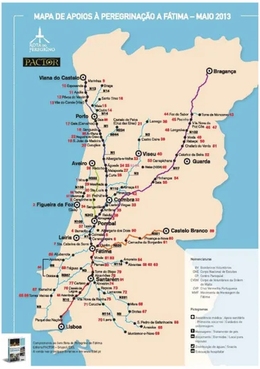 Figura 26. Mapa das Rotas. 