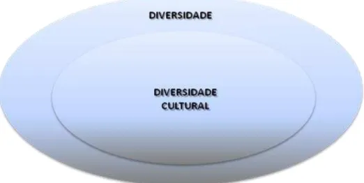 Figura 1 –  Diversidade e Diversidade Cultural   Fonte: (HANASHIRO, 2008 p. 59) 