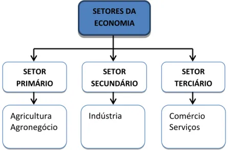 Figura 4 - Setores econômicos e ramos de atividade 