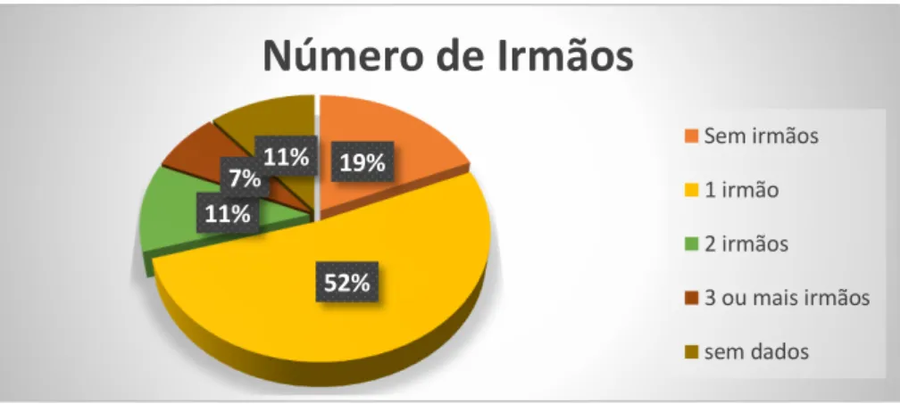 Figura 1 – Número de Irmãos 