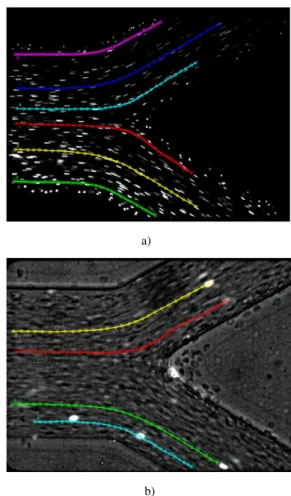 Fig. 4 Comparison between experimental, analytical and  computational  data  at  the  center  plane  (25  µm  height)  using pure water