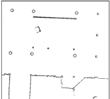 Fig. 11. Robot moving in the EMAF  Fig. 12. Acquired map of EMAF 