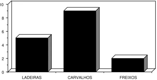 Fig. nº 12 - Distribuição da produção florestal em Babe  3.8 - Mecanização e motorização 