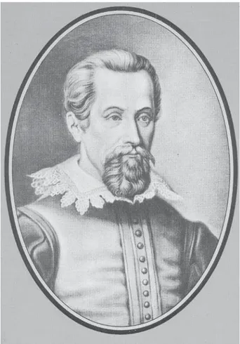 Figura 1. Johannes Kepler (1571-1630), fundador da astronomia moderna. Deve-se a ele as três leis dos movimentos planetários e a elaboração de uma nova metodologia para a astronomia científica.