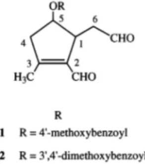 Figura 5. Estrutura química do glicósido iridoide. 