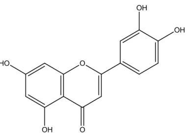 Figura 7 - Estrutura química da luteolina 