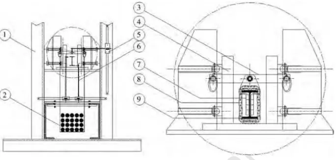 Fig. 2. Experimental set-up (load and displacement control).