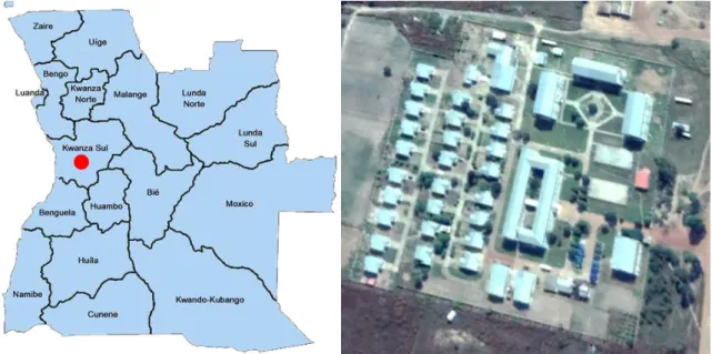 Figura 2: Localização Geográfica do IMAWK  Fonte: Google Earth, 2018 e Wikimedia, 2010