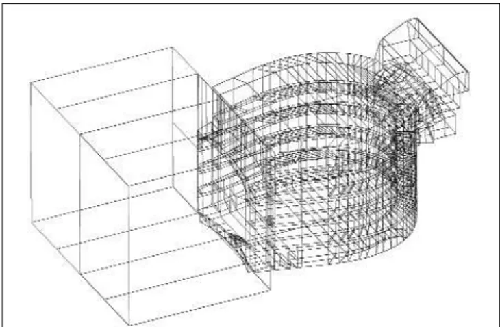Figura 4 – Modelo geométrico tridimensional (AutoCAD 2004)
