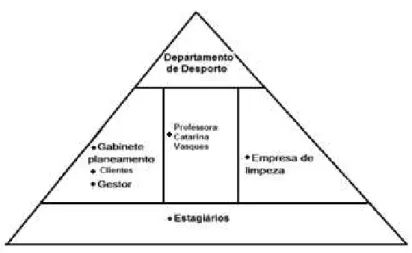 Figura 2: Modelo organizacional adaptado ao gymnaescola. 