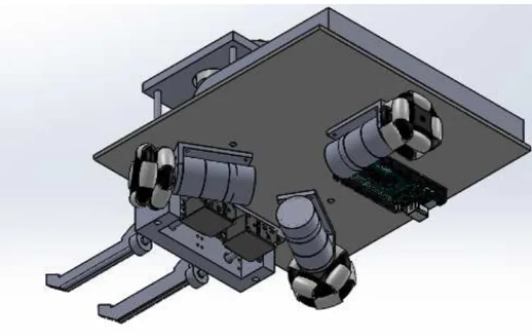 Fig. 2. Robot Prototype CAD