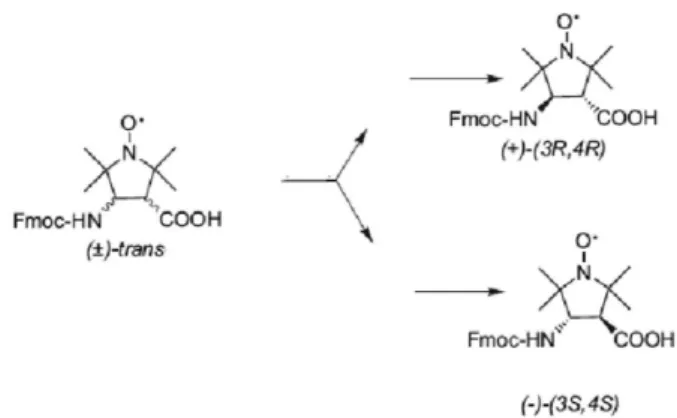 Figure 1. Fmoc-POAC enantiomeric structures.