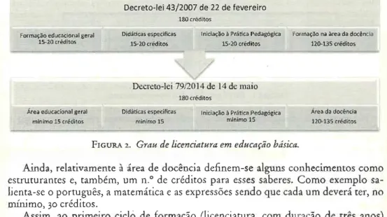 FIGURA 2.  Grau de  licendatura em educarao bdsica. 