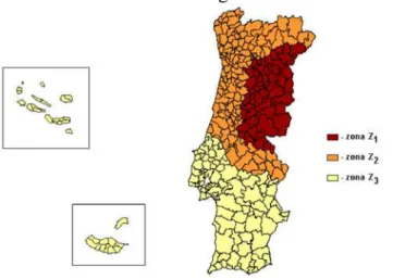 Fig. 2.Distribution of C z  factor in Portugal [2] 