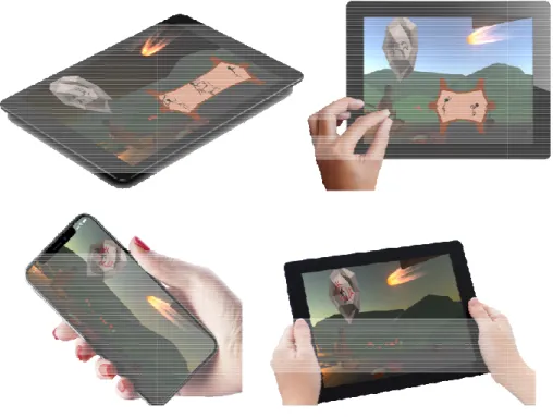 Figure 1 :  Screenshots  For frame the role  of gamification gamification  process  from  the  development