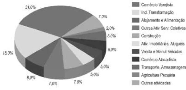 Figura 6: Tipos de empreendimentos no Brasil  Fonte: GEM, 2005, p. 39. 