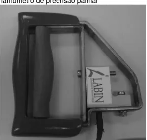 Figura 4 - Dinamômetro de preensão palmar 