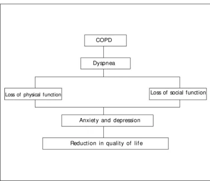 Figure 5 - Flowchart represent ing t he cycle of loss of physical f unct ion of t he pat ient wit h COPD