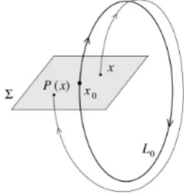 Figura 3 – Seção de Poincaré associado ao ciclo L 0 . Figura retirada de [8].