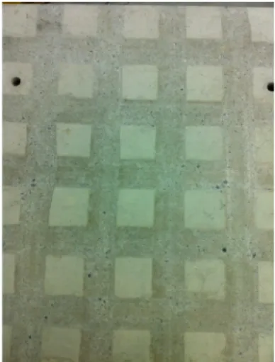 Fig. 6   BCN1 slots cutting.  Fig. 7   BCG1 surface prior to CFRP gluing. 