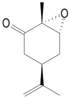 Figure 1. Structure of α,β-epoxy-carvone.
