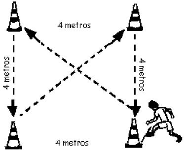Figura 1 – Medida da Estatura. Ilustração PROESP-BR           