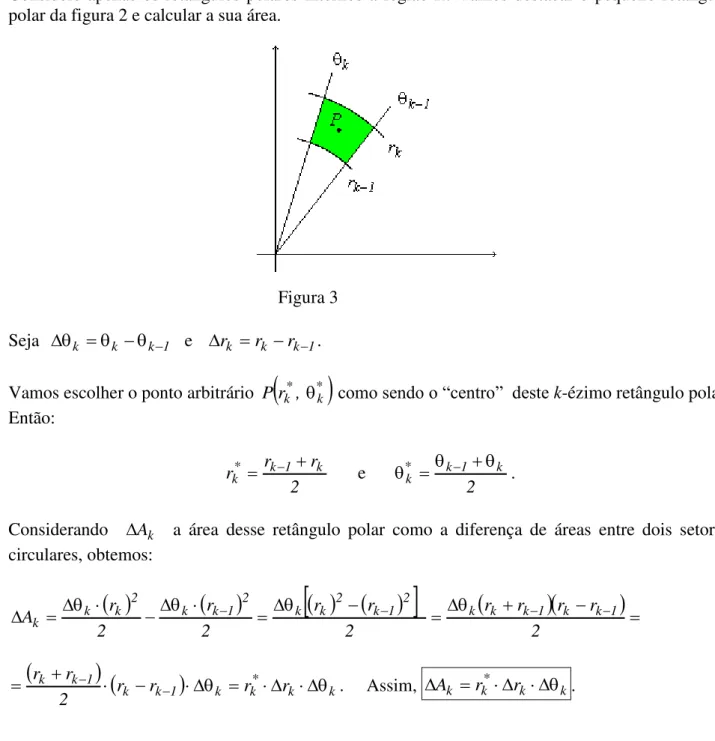 Figura 3  Seja     k   k   k  1    e     r k  r k  r k  1 .  Vamos escolher o ponto arbitrário   * * k 