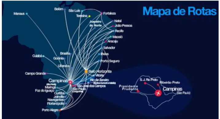 Figura 1  –  Mapa de Rotas 