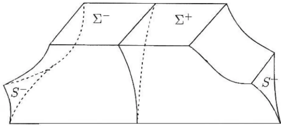 Figura 1.1: Fluxo na vizinhan¸ca de um ponto fixo - C´ uspides