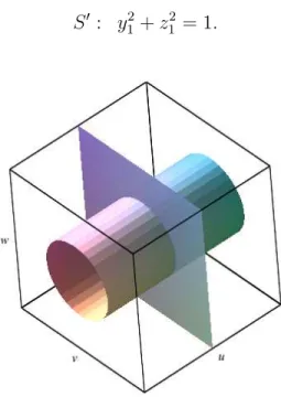 Figura 5.2: Resolu¸c˜ao da singularidade da superf´ıcie S.