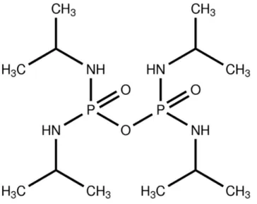 Figura 11. Fórmula Estrutural geral de organofosforados   