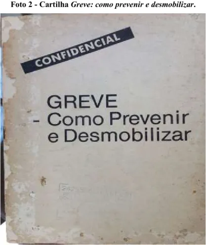 Foto 2 - Cartilha Greve: como prevenir e desmobilizar. 