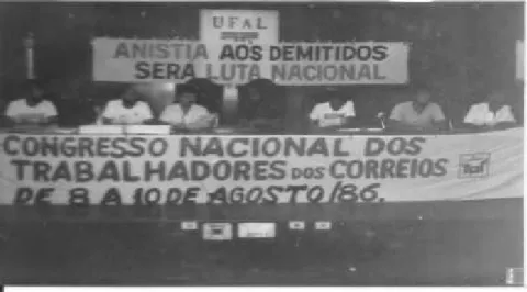 Foto 4 - 1º Congresso Nacional dos Trabalhadores dos Correios, realizado em Maceió. 