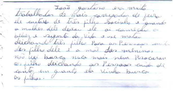 FIGURA A  Esse  tipo  de  produção  que  poderia  ser  caracterizada  como  um  não-texto,  segundo  a  Linguística  Textual  (LT),  representada  aqui  principalmente  por  Koch  (1997,  2000,  2001,