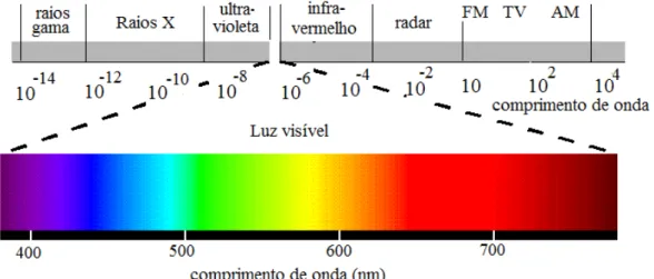 Figura 11. Espectro eletromagnético (VISSER e ROLINSKI, 2010).   