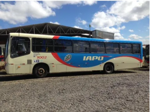 Figura 5  –  Exemplo de um ônibus metropolitano da Viação Iapó. 