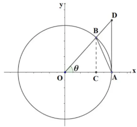 Figura 4 – Circunferência de raio unitário
