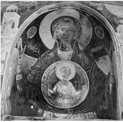 Fig. 10. Sopoćani, prothesis, The Virgin with the Christ Child