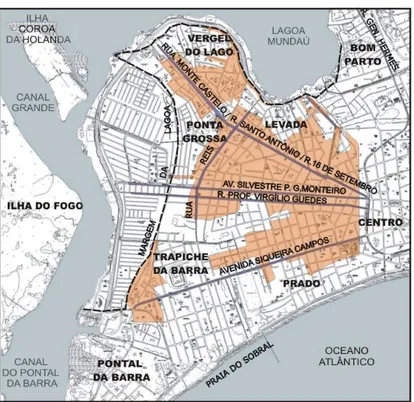 Ilustração 10  –  Planície litorânea lagunar: 1960/atual.    